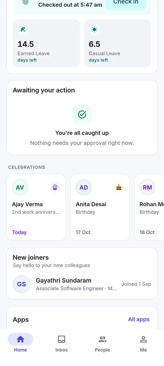 Thoshika mobile: Home
